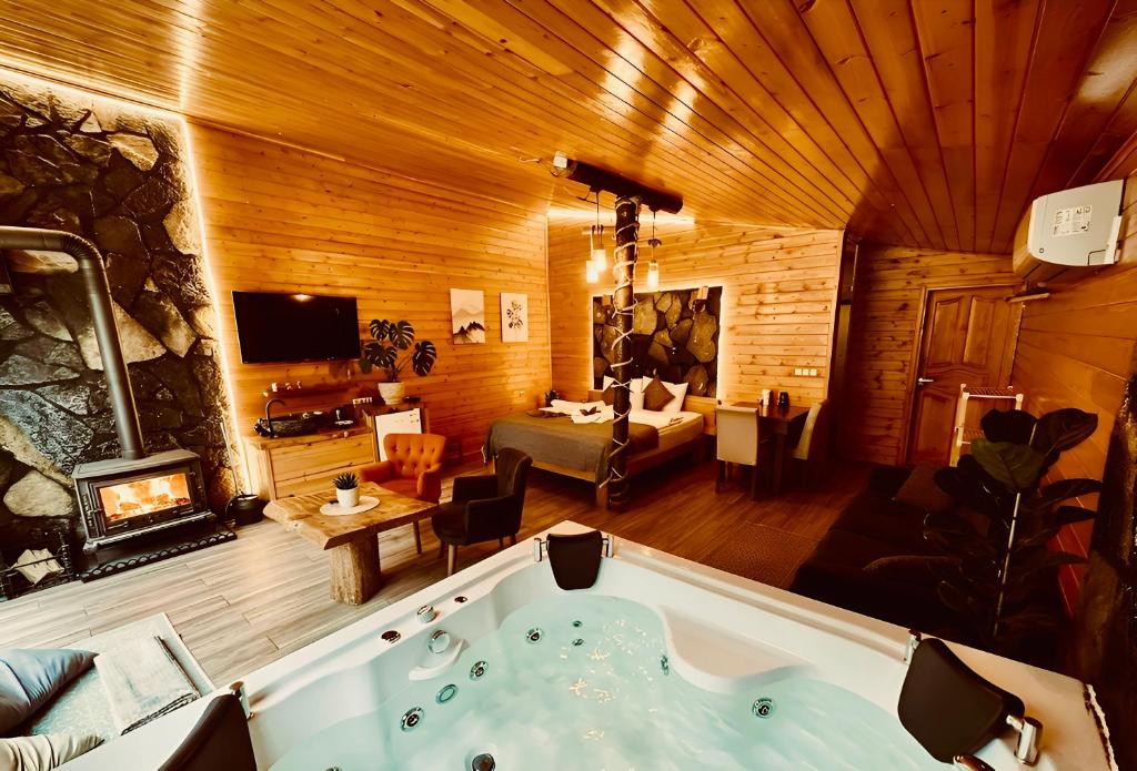 Bungalow yaşam alanı
